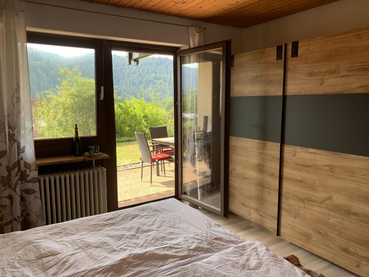 Schlossblickwohnung Schiel Gernsbach Exteriér fotografie