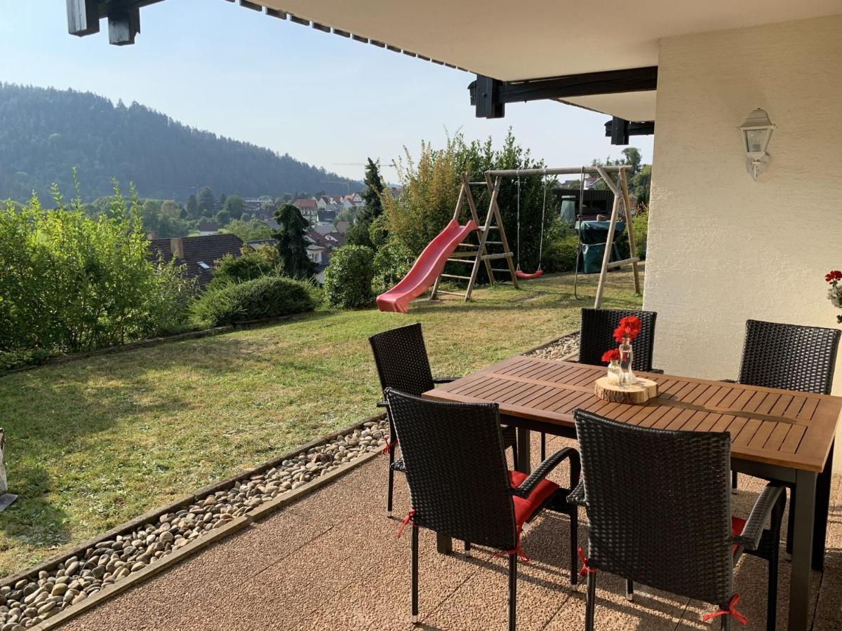 Schlossblickwohnung Schiel Gernsbach Exteriér fotografie