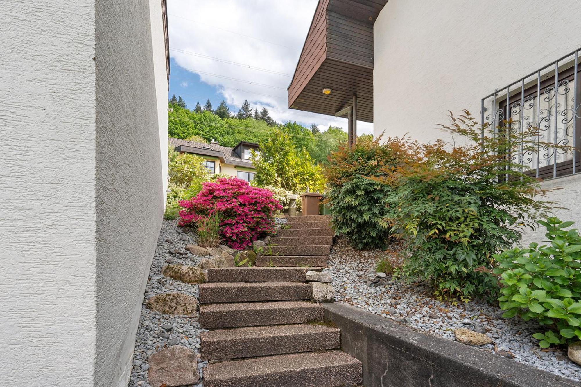Schlossblickwohnung Schiel Gernsbach Exteriér fotografie