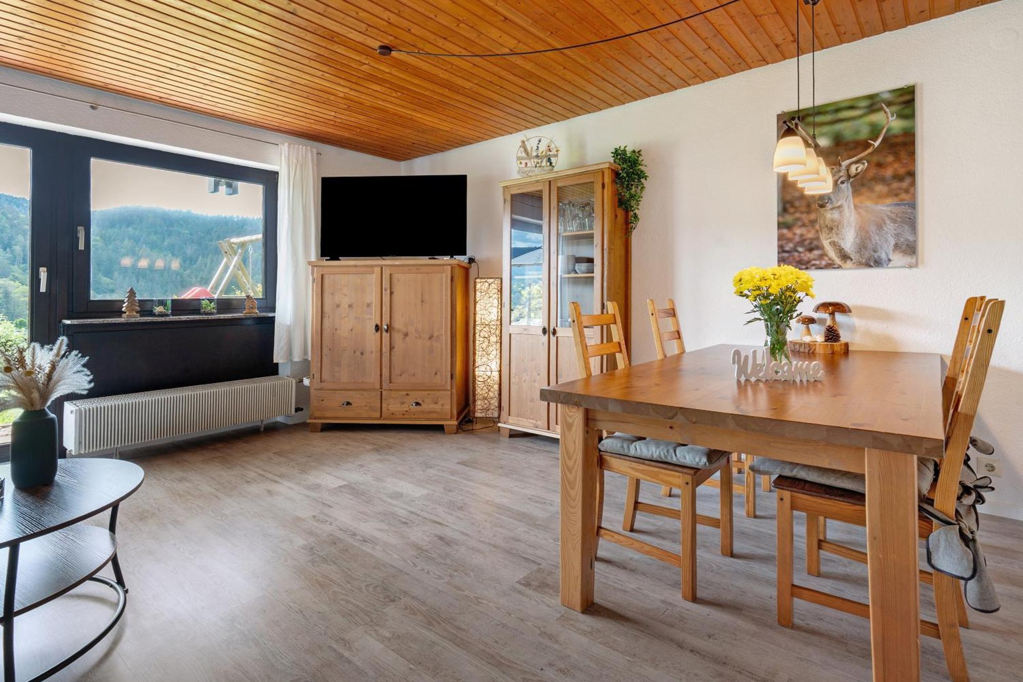 Schlossblickwohnung Schiel Gernsbach Exteriér fotografie