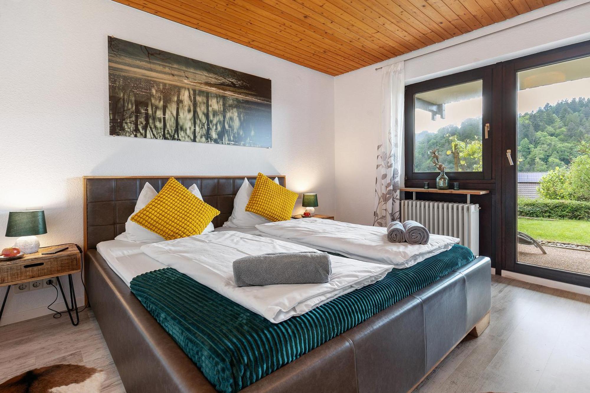 Schlossblickwohnung Schiel Gernsbach Exteriér fotografie