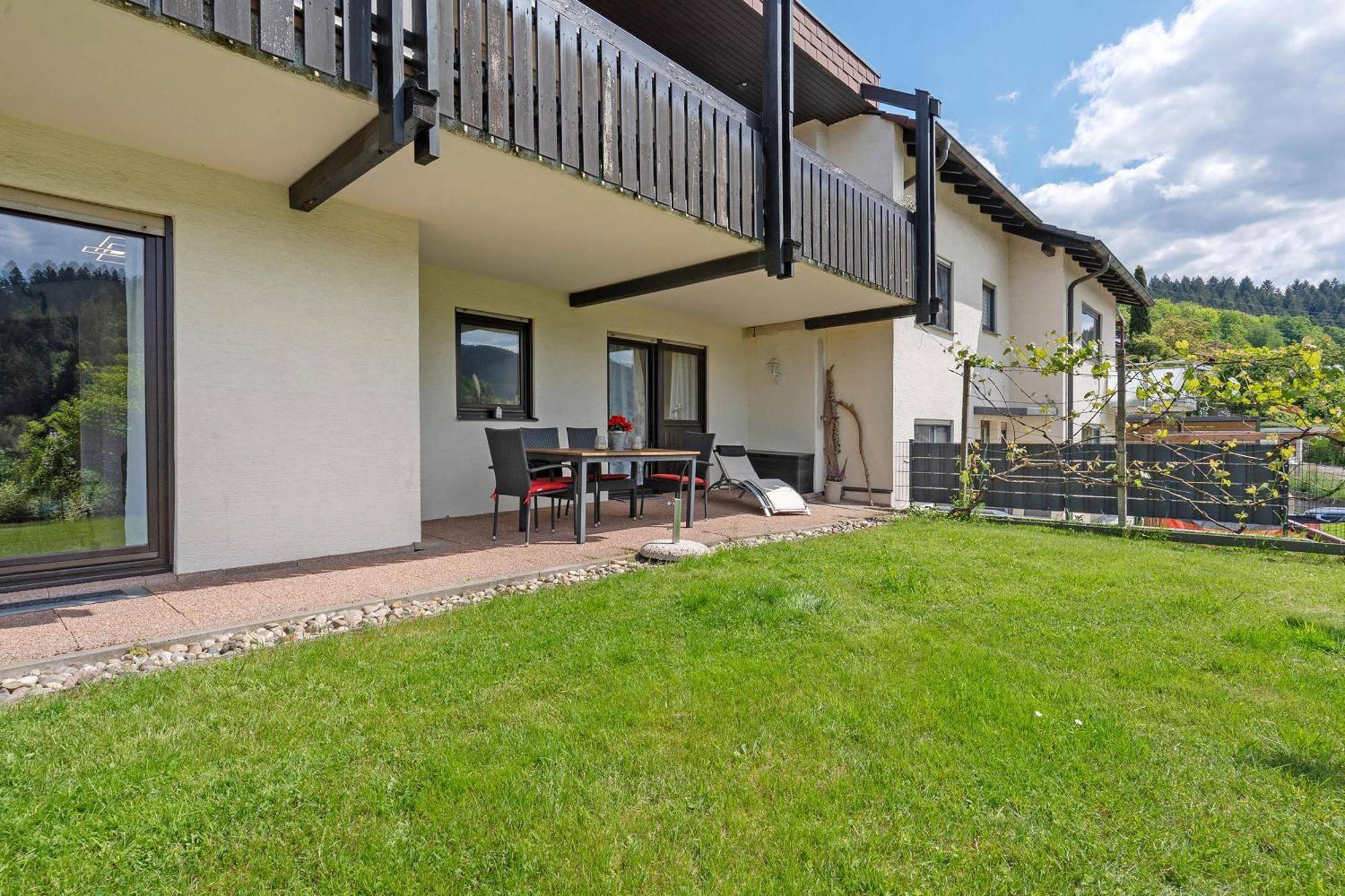 Schlossblickwohnung Schiel Gernsbach Exteriér fotografie